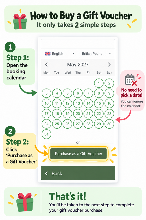 How to buy a Belfast Tea Bus gift voucher online without choosing a tour date
